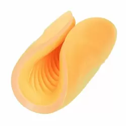 Рельефный мастурбатор THE GRIPPER DUAL GRIP, оранжевый