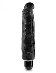 Вибромассажер King Cock 7'' с реалистичной насадкой – черный