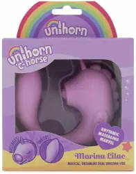 Вибромассажер Unihorn - C Horse - Marina Lilac с функцией пульсации, фиолетовый