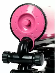 Разогревающаяся секс-машина TOYFA MotorLovers Pink-Punk, с пультом Д/У, 36 см