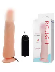 Реалистичный дилдо с вибрацией на присоске Rough – телесный