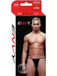 Черные стринги, трусы мужские Envy - S/M