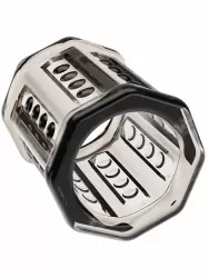 Эрекционное кольцо-насадка Baile Pretty Love, ребристое, ТПР, 5.5 см