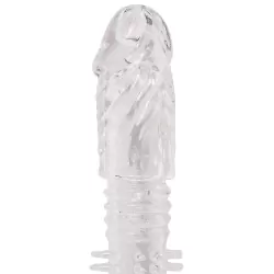 Насадка Silicon Sleeve с усиками у основания – прозрачная