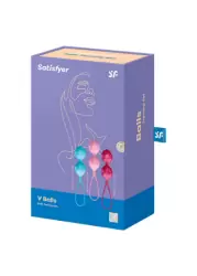 Набор вагинальных шариков Satisfyer Balls Double, 15,5 см, силикон