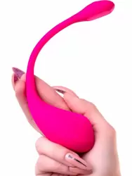 Виброяйцо Lovense Lush 2, с управлением смартфоном, розовое