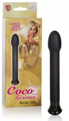Вибромассажер Coco Licious Slender Tulip – черный