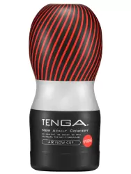 Нереалистичный мастурбатор Tenga Air Flow Cup Strong, 15,5 см, ТПЭ, белый