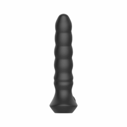 Рельефный вибратор Erozon №02 Undulating vibrator, 15 см, 5 режимов, силикон, черный