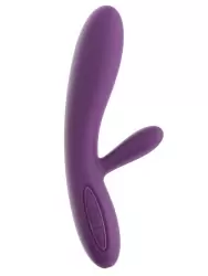 Двойной вибратор Lucas с интеллектуальным режимом, 48 ч без подзарядки – фиолетовый