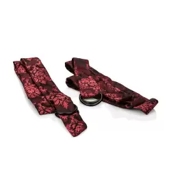 Бондаж для связывания Scandal Chair Restraint – черный с красным