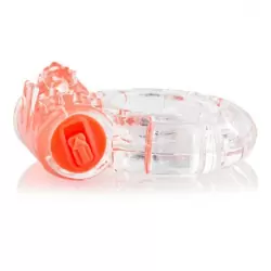 Виброкольцо на пенис ColorPop Quickie Screaming O Plus утолщенное – оранжевый