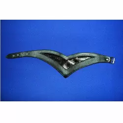 Ошейник «Птичка» (подшитый) c меховой вставкой