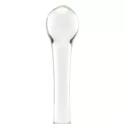 Анальный стимулятор из стекла Crystal Droplets – прозрачный