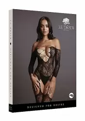 Кетсьюит боди-комбинезон Criss Cross Neck Bodystocking