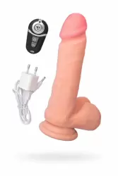 Реалистичный фаллоимитатор TOYFA RealStick Elite 17 см с ротацией - телесный