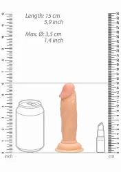 Фалоимитатор из резины Realistic Cock - 6 Inch - Flesh