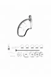 Мужской пояс верности со стимулятором уретры Cock Cage Model 15 Chastity 3.5