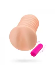 Реалистичный мастурбатор, имитирующий вагину девственницы «Nymph» с вибрацией, 18 см, Kokos