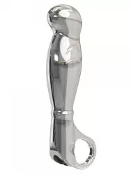 Массажер простаты Nexus Fortis, 12 см, алюминий, серебряный