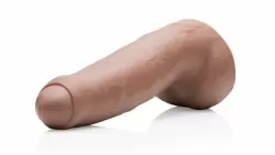 Реалистичный фаллоимитатор с мошонкой по слепку члена актера Бумера Бэнкса. 18,4 см