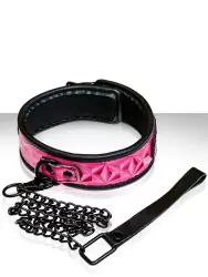Ошейник с цепью-поводком Sinful - Collar
