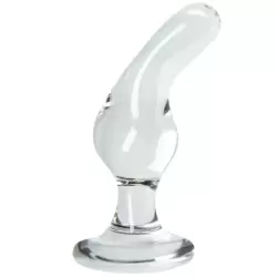 Анальная пробка из стекла Crystal Glass – прозрачная