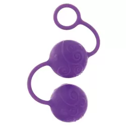 Вагинальные шарики Posh Silicone “O” Balls - фиолетовые