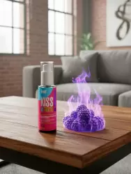 Массажный гель для тела KISS AND TASTE, ежевика, согревающий эффект, 55 мл