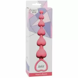 Анальная цепочка Heart's Beads  Pink 4101-01Lola
