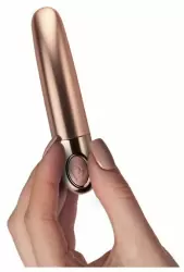 Мини-вибратор Rocks Off Ellipse. Золотой