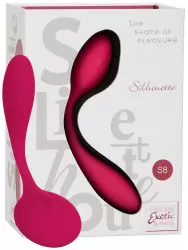 Перезаряжаемый вибромассажер Silhouette S8 гибкий – красный