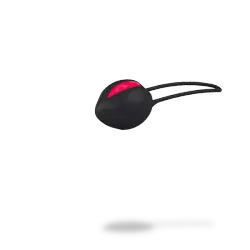 Вагинальный шарик со смещенным центром тяжести Fun Factory Smartball Uno, диаметр 3,6 см, черный