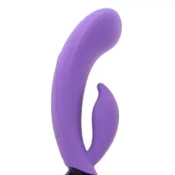 Вибромассажер Leia со стимулятором клитора – фиолетовый