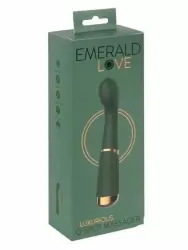 Элегантный вибратор Emerald Love Luxurious, 19,5 см, 10 режимов, зеленый