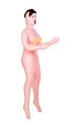 Надувная секс-кукла TOYFA Dolls-X Violet с реалистичной вставкой - телесный