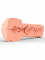 Рукав для мастурбатора Mystim Opus E Anus, внутренний, 17,5 см, ТПЕ, телесный