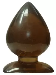 Каплевидная анальная пробка Anal Drops Big-Plug, 13 см, ПВХ, черный