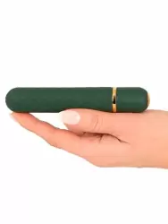 Роскошная вибропуля Emerald Love Luxurious, 12,6 см, 10 режимов, зеленый