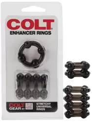Набор из 2-х эрекционных колец Colt Enhancer Rings – черный