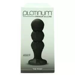 Анальная пробка Platinum Premium Silicone The Push – черный