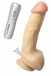 Реалистичный фаллоимитатор с мошонкой TOYFA RealStick #121 - телесный