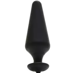 Анальная пробка Dr. Joel Kaplan Probe & Ring с эрекционным кольцом – черный