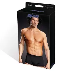 Черные транк-боксеры BlueLine из микрофибры – S/M