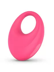 Интерактивное эрекцинное виброкольцо One-DC Leo, 7,5 см, 9 режимов, силикон, розовый