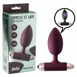 Анальная пробка с вибрацией Spice it up New Edition Perfection Wine red 8014-03lola