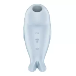 Вакуумно-волновой стимулятор клитора Seal You Soon, 12 режимов, в форме тюленя, 11 см