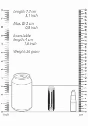 Перезаряжаемая вибропуля BGT - 7 Speed Rechargeable Bullet (серебристая)