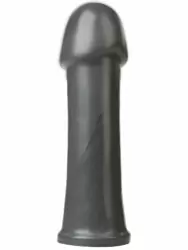 Гладкий фаллоимитатор American Bombshell - B-10 Torpedo, 26 см, с увеличенной головкой, черный