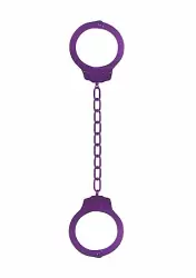 Металлические наручники Hand Cuffs (фиолетовые)